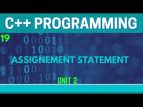 Assignment Statement & Operator in C++ (Urdu/Hindi)