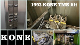 1993 KONE TMS lift  (Motor room and Car top)