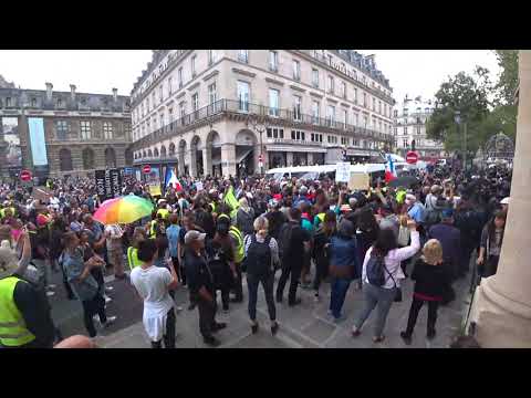 Conseil constitutionnel manifestation contre le #Pass Sanitaire -Paris