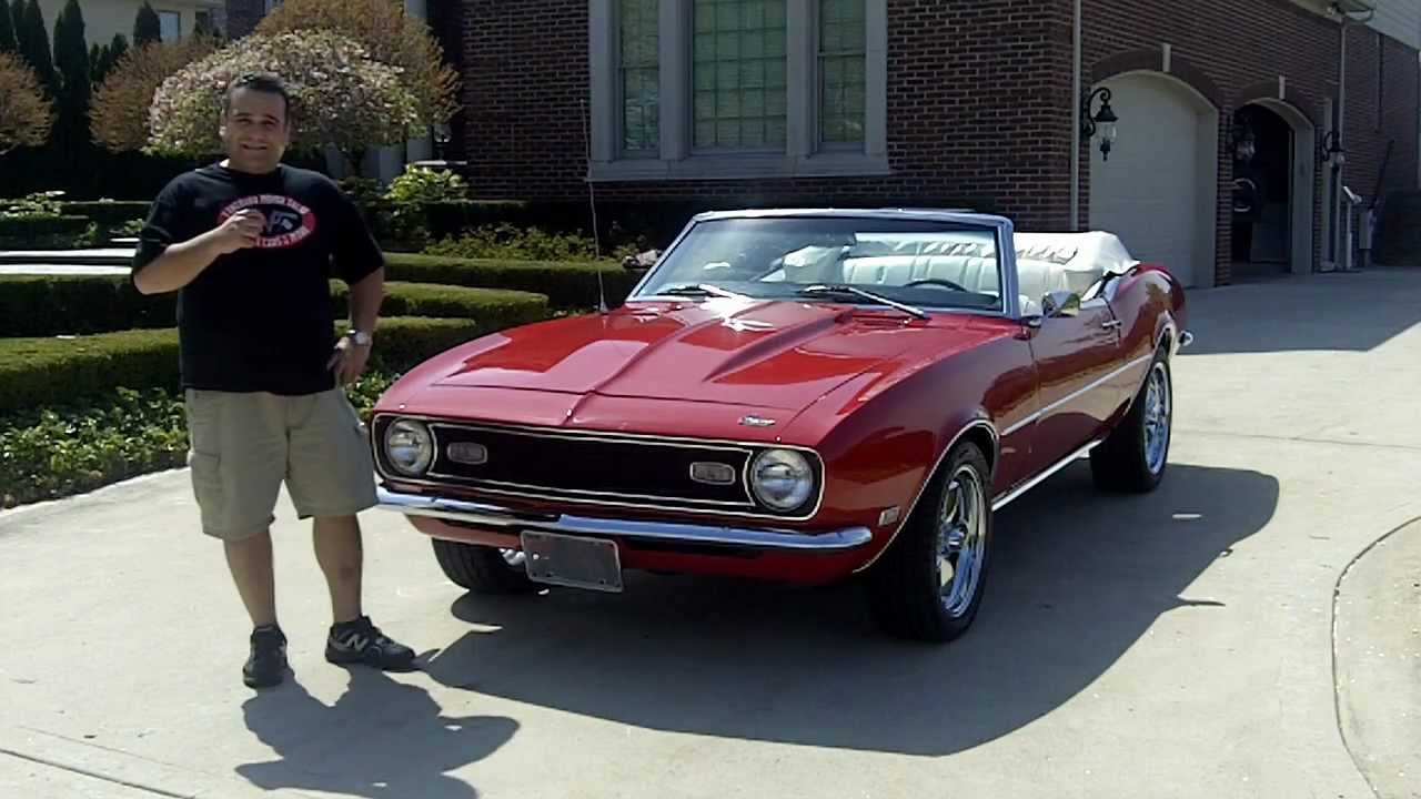 1968 Chevy Camaro Convertible Classic Muscle Car For Sale In Mi Vanguard Motor Sales Youtube