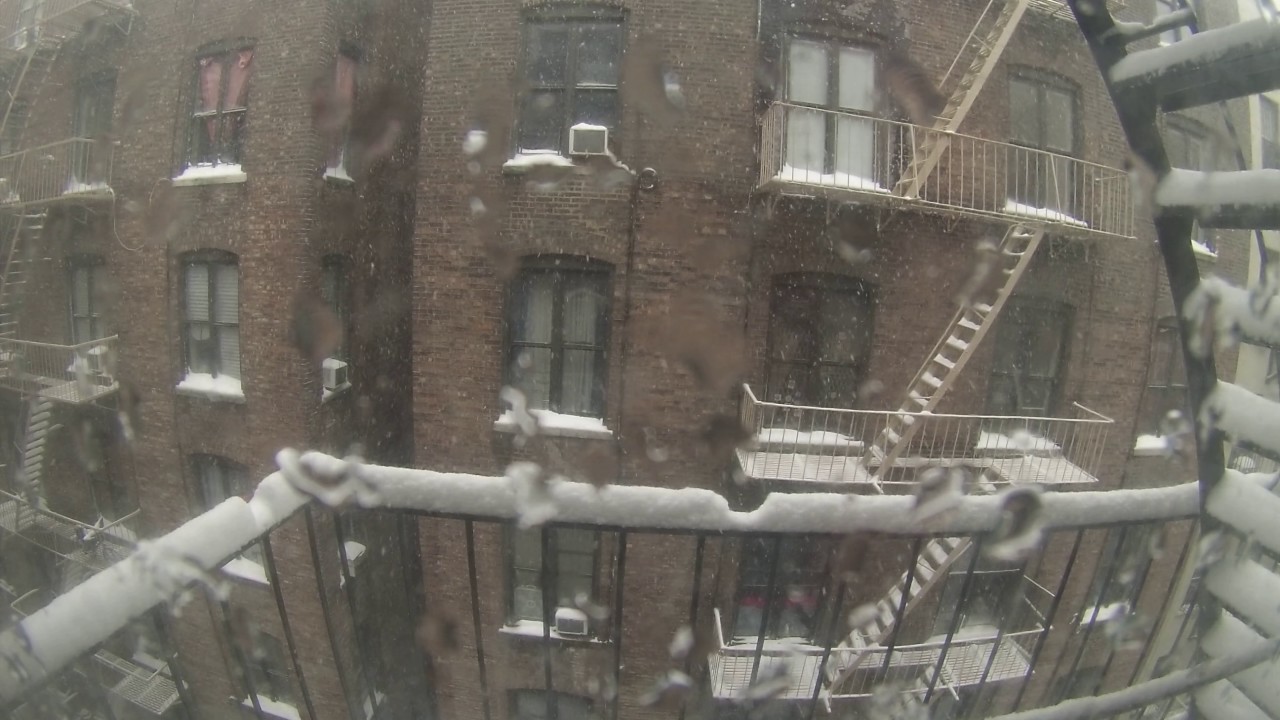 2017-02-09 blizzard timelapse - YouTube