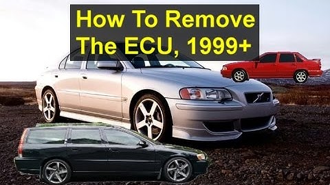How to remove the ECU on a Volvo, 1999 and newer. S70, V70, S60, S80, etc. - VOTD