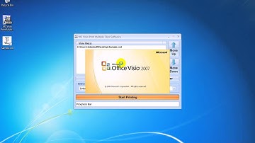 How To Use MS Visio Print Multiple Files Software