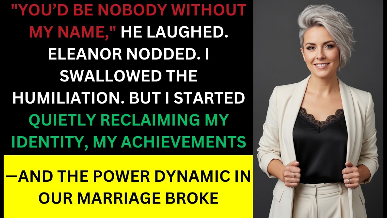 My Husband Said I Was Nothing Without His Name—Until I Took It Off Everything