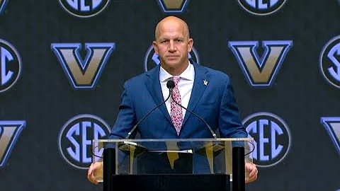 Vanderbilt Head Football Coach Clark Lea | 2025 SEC Media Days