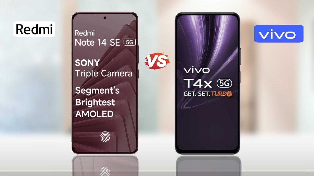 Redmi Note 14 SE 5G vs Vivo T4X 5G || Full Comparison || Price | Camera Test | Specification