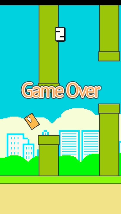 How to make flappy bird in Pygame | Python code for pygame 🤩 #shorts# ...
