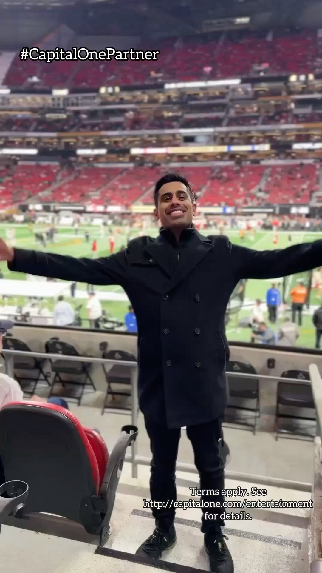 My @CapitalOne Cardholder Experience at the CFP National Championship! #CapitalOnePartner