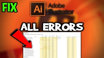 Adobe Illustrator – How to Fix All Errors – Complete Tutorial