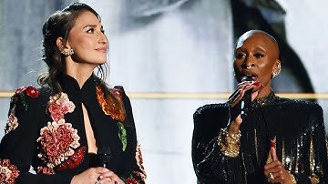 Sara Bareilles Breaks Down in Tears, Is Comforted by Cynthia Erivo After Honoring Friend Gavin Cree