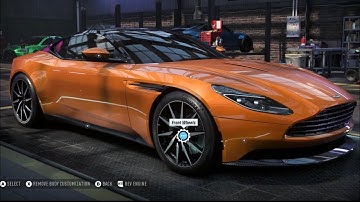 Need For Speed Heat Unite: Aston Martin DB11 Customization.