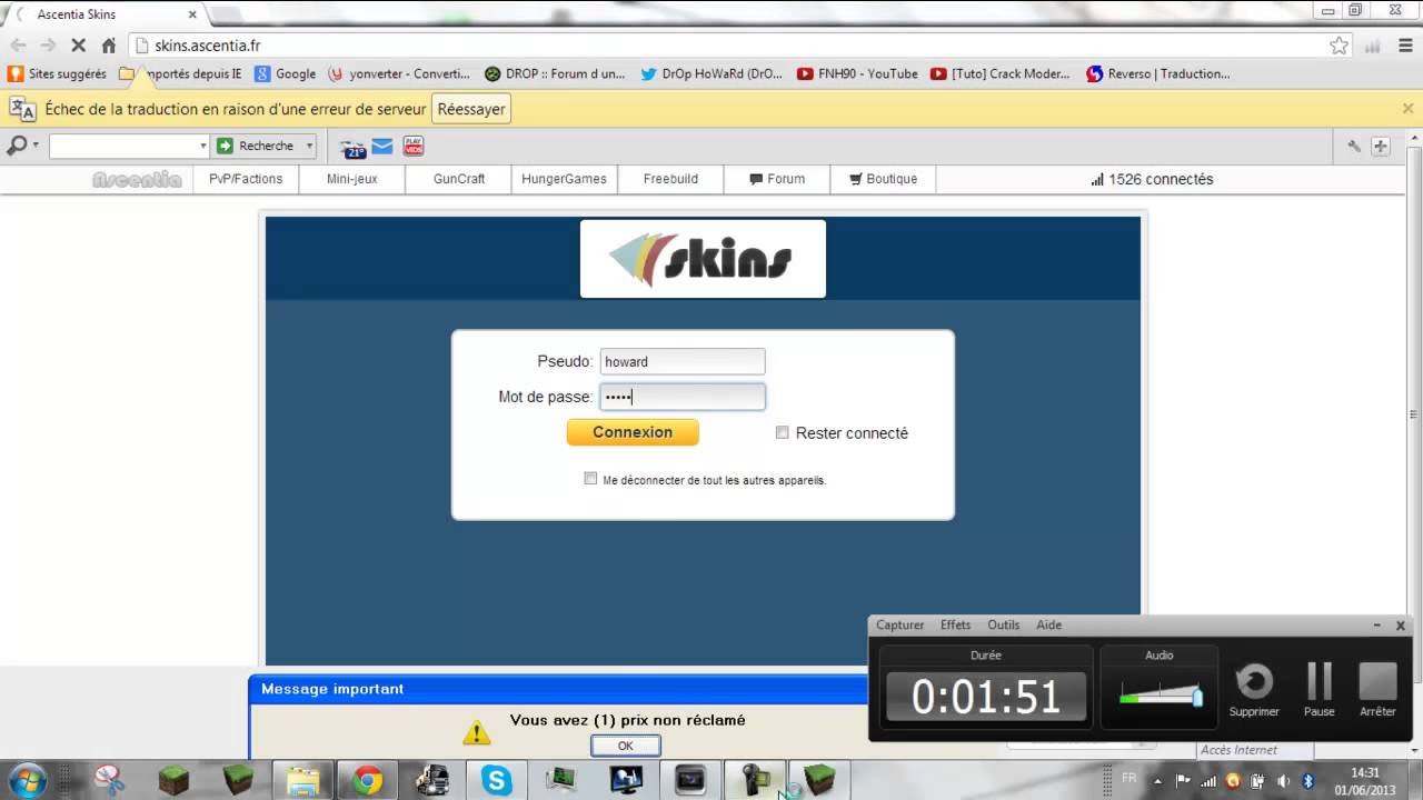 [TUTO] comment avoir un skin sur ascentia launcher - YouTube