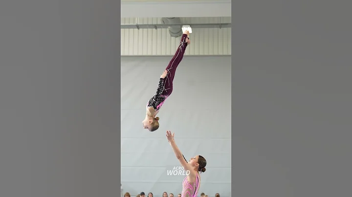WOW see this perfect strech salto - acrobatic gymnastics Germany
