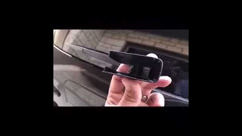 Toyota RAV4 rear wiper mod