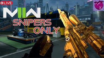 🟣MW2 PLAT SNIPERS ONLY SEARCH & DESTROY QUICKSCOPING | 🟣Mouse and Keyboard | XtraxBoootyX Live |🟣