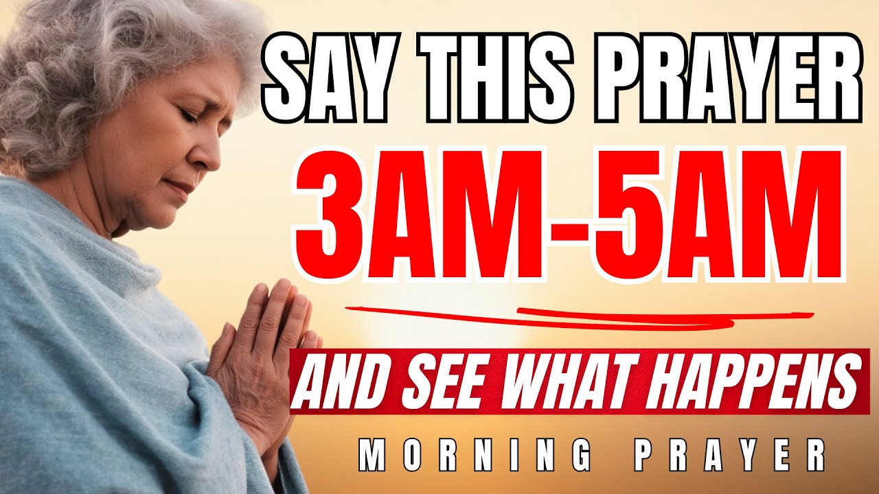 Pray This At 3am When You Wake Up | Powerful Early Morning Prayer ...