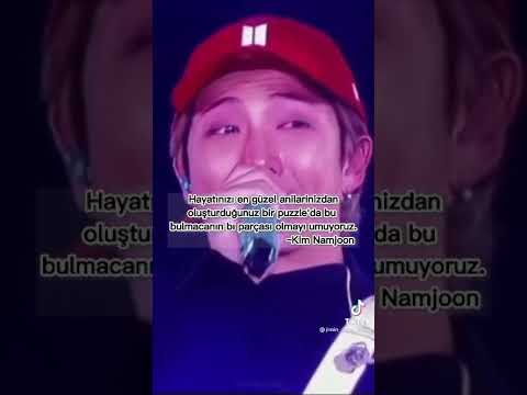 BTS ÜYELERİNİN GÜZEL SÖZLERİ 💫 ANLAMLI SÖZLER