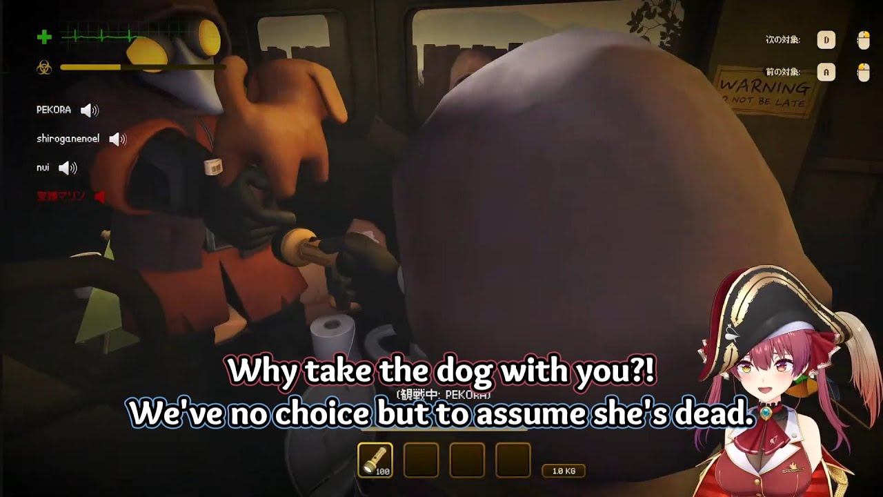 【Hololive】Marine, Noel, Flare, Pekora vs. mimics (3rd gen. MIMESIS)