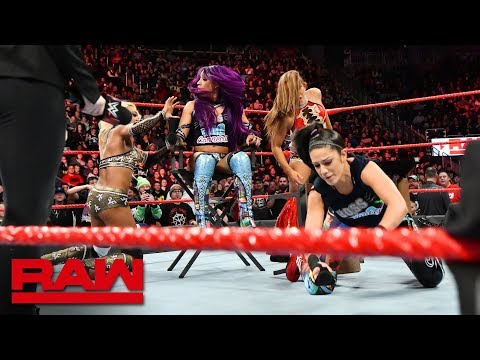 Sasha Banks & Bayley succumb to a sneak attack: Raw, Nov. 26, 2018