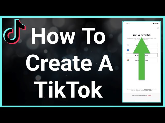 How To Create TikTok Account - Using Only Email Address class=