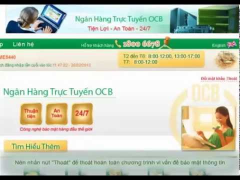 OCB - Hướng dẫn đăng nhập ngân hàng trực tuyến | Foci