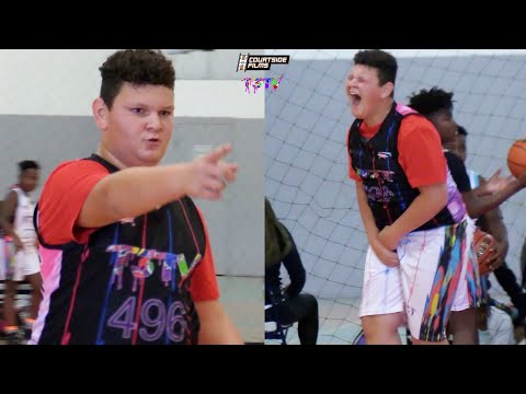 6’0” 5th Grader Vincent Marasco DOMINATES THE PAINT!! Highlights from the T3TV Combine!