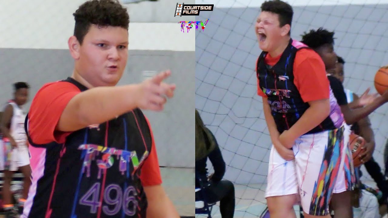 WATCH: 6’0” 5th Grader Vincent Marasco DOMINATES THE PAINT!! Highlights from the T3TV Combine!