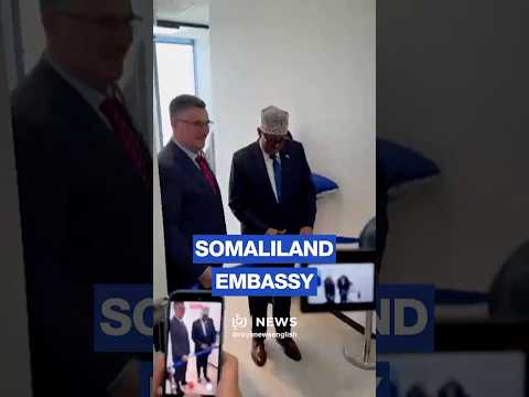 Video Somaliland opens embassy in Israel
