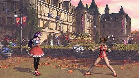 LEVEL 5 Athena Asamiya VS Mui Mui KOF XIV BATTLE TUTORIAL The King of Fighters XIV