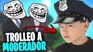 TROLLEO A UN NIÑO MODERADOR | TROLLEOS EN MINECRAFT #173