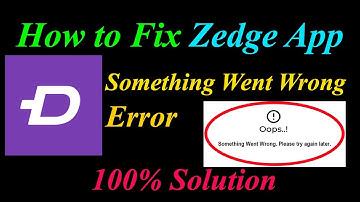 How to Fix Zedge  Oops - Something Went Wrong Error in Android & Ios - Please Try Again Later