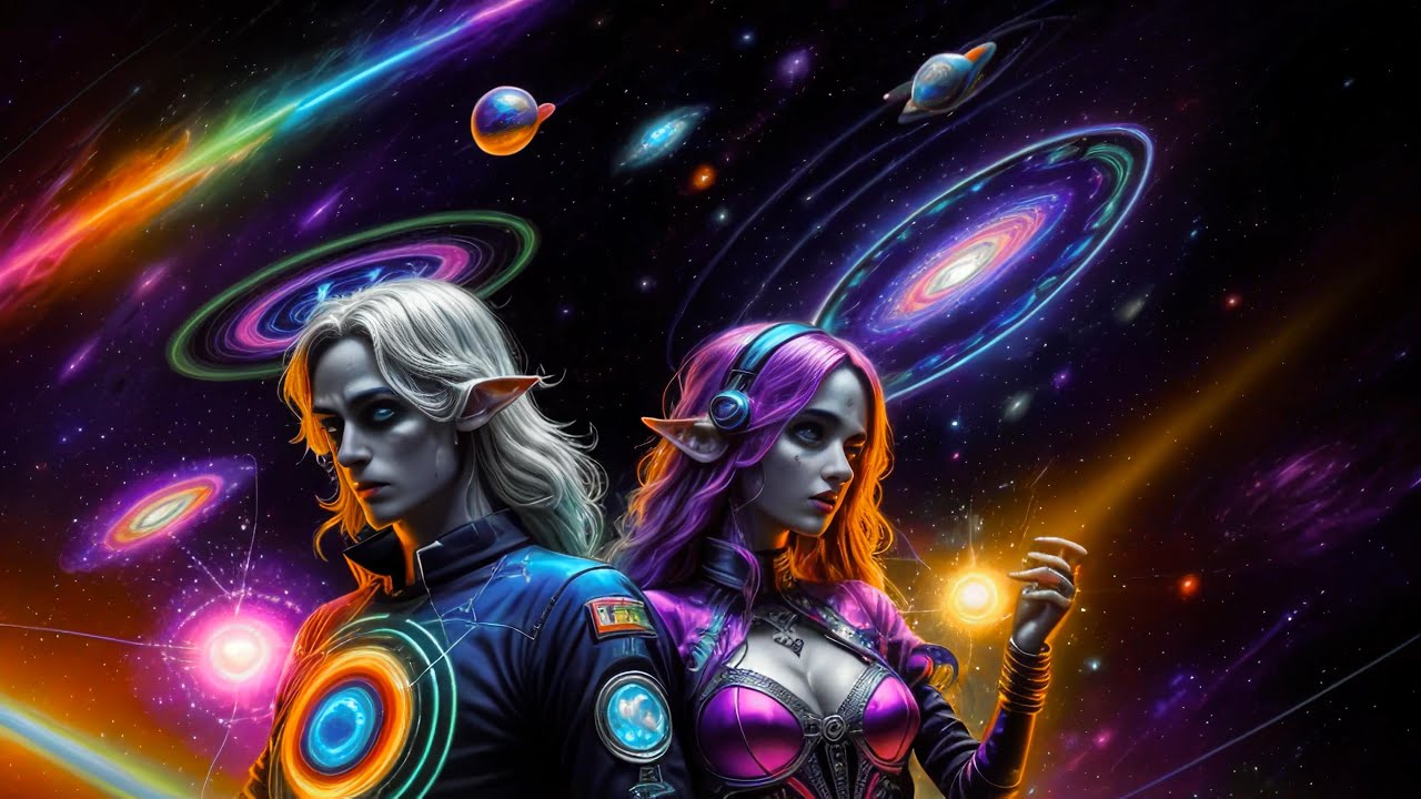 Nexxus 604 - Deep Space adventures - Psychedelic trance mix • (4K AI ...