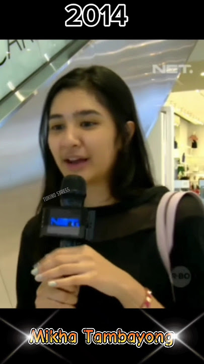 Mikha Tambayong dari tahun ke tahun #shorts