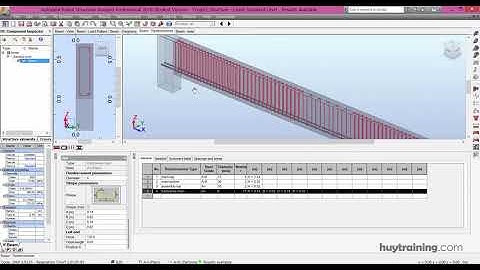 Thực hành thiết kế cho dầm trong Robot Structural   Elsoft vn