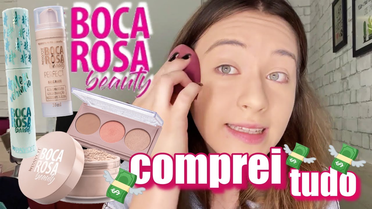 MAQUIA E FALA! PRODUTOS BOCA ROSA BEAUTY, DESABAFO, AULA ONLINE - CAROL SANTINA