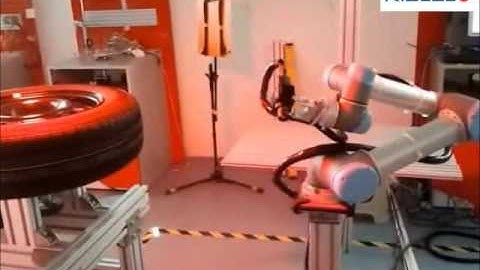 Kibele Tyre Inspection with Vision using Universal Robots