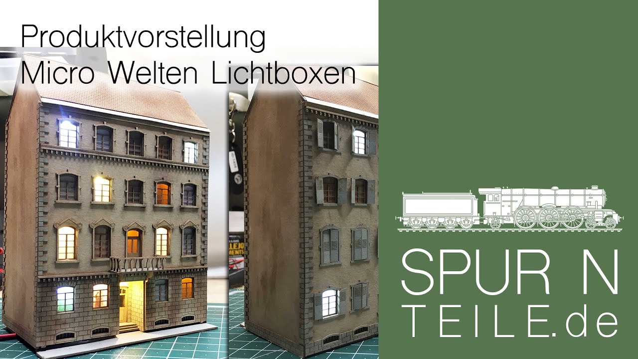 Produktvorstellung / Einbaubeispiel - Micro Welten - 9-1 - Lichtboxen