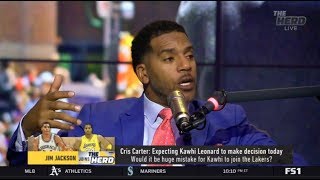 Jim Jackson REACTION to question &quot;Would it be huge mistake for Kawhi to join the Lakers?&quot;