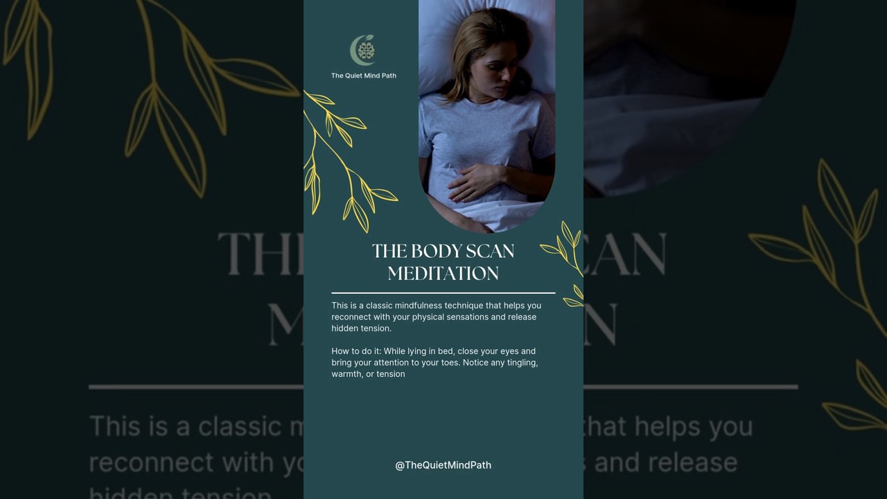 Sleep Better Naturally in 4 Simple Steps 🌙 Mindfulness for Deep Rest #shorts #shortvideo #sleep