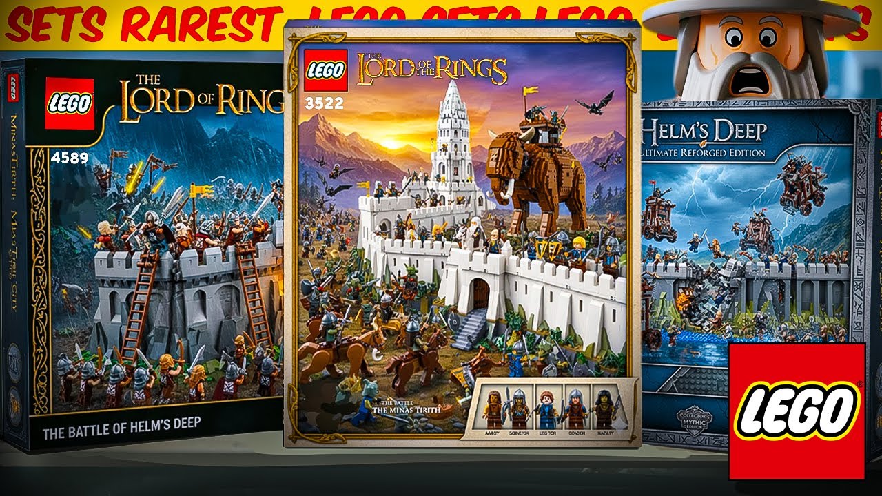 What Are The 13 RAREST LOTR LEGO Sets?