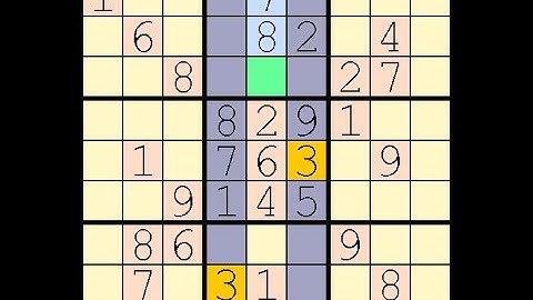 How to Solve Globe and Mail Sudoku  Five Star  6 January, 2024 - v3