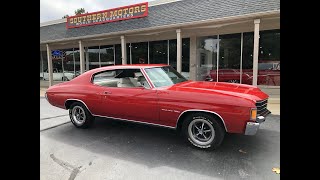 1972 Chevrolet Malibu $36,900.00 Chevrolet Malibu Ss 1972