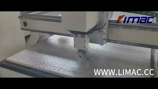 LIMAC fiberglass duct board grooving machine cnc machine