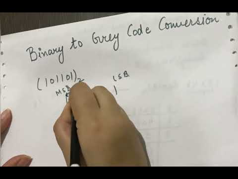 Binary to Gray Code Conversion #aktu #electronics #KEC 302#numbersystem #kec