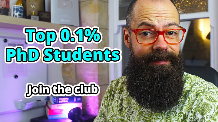 Rise to the Top: The Habits and Mindset of Top 0.1% PhD Students.