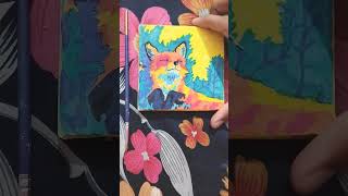 Bringing Anime to Life on Small Canvases #animeeart #painting