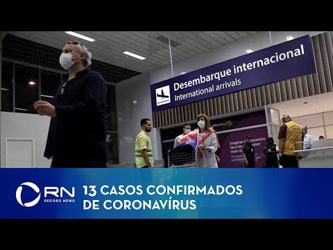 brasil-tem-13-casos-confirmados-de-coronavírus,-diz-ministério