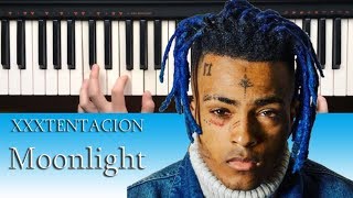 XXXTENTACION - Moonlight (Piano Cover) | Instrumental | How to play tutorial