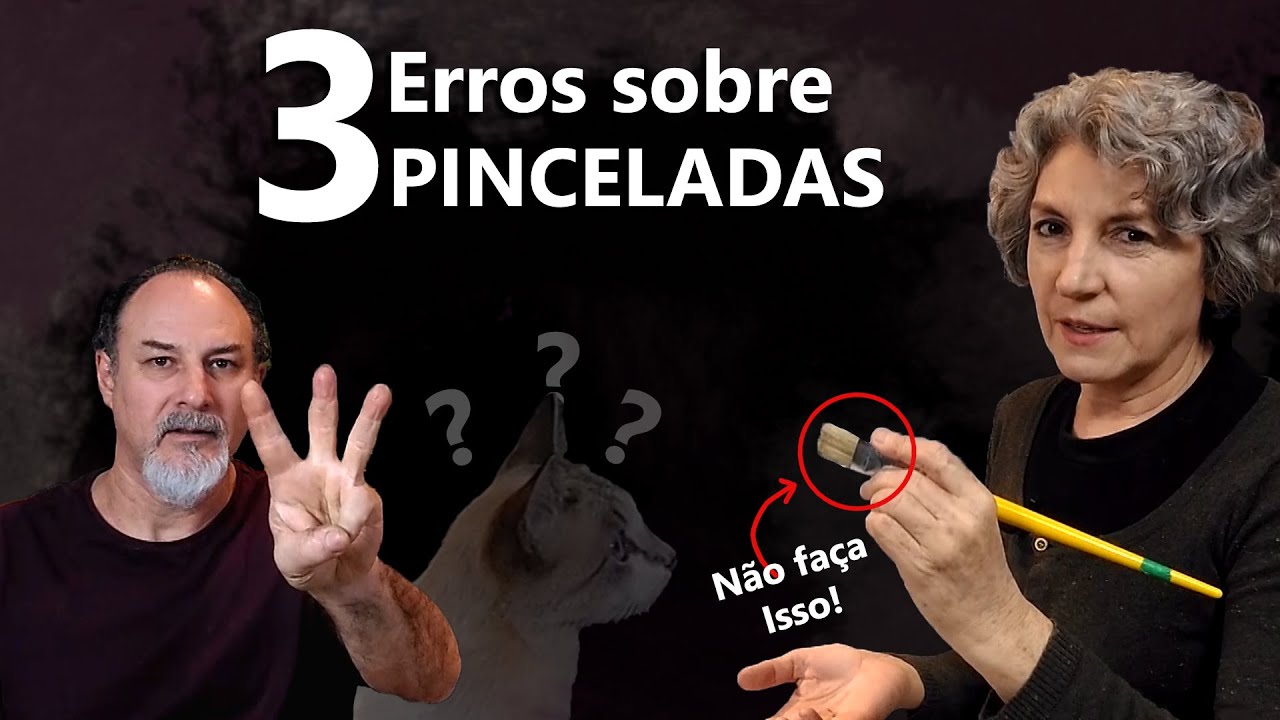 3 Erros comuns sobre Pinceladas e como evitá-los
