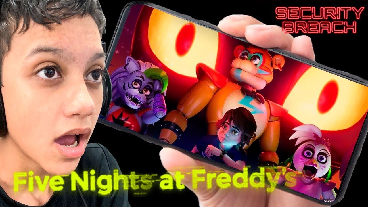 FNAF! JOGOS TIPO FNAF SECURITY BREACH MOBILE PARA CELULAR ANDROID - FIVE  NIGHTS AT FREDDY'S 